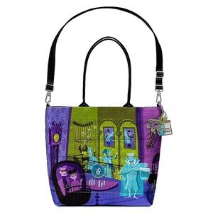 Disney Parks Haunted Mansion 50th Anniversary Harveys SHAG Tote Bag & Coin Purse